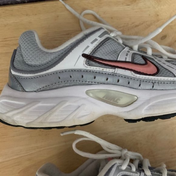 Nike Compete White, Gray, Pink & Silver Sneakers - Picture 5 of 8